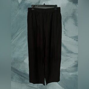 Chico’s Brown Linen Wide leg pants